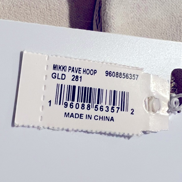 BNIB Kendra Scott Mikki Gold Pave Purple Mauve Ombré Mix Necklace and Earrings - Picture 5 of 12